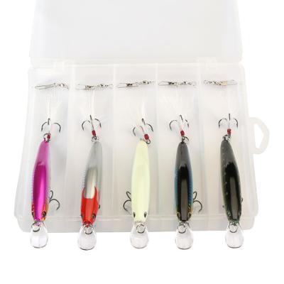 China New Durable Artificial Minnow Baits Realistic 3D Eyes Fishing Lure Set for sale