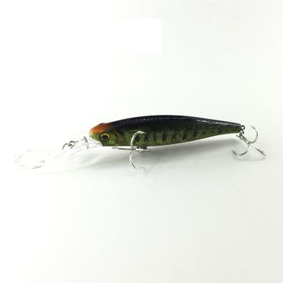 China Artificial Pencil Fishing Lure 90mm Triple 12.5g Snap Wobbler Vibration Fishing Plastic Minnow Hard Lures for sale