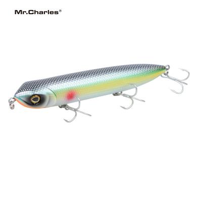 China ABS Plastic Custom Fishing Pencil Lures 128mm Topwater 25g Hard Bait Artificial Swimming Fishing Lure Floating for sale