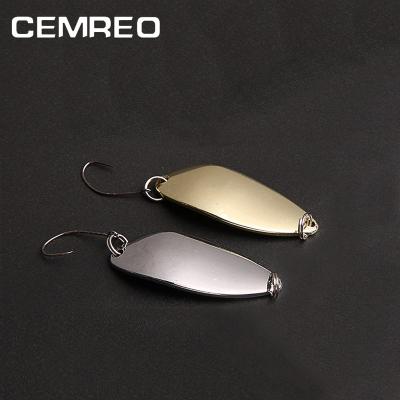 China Far Casting Casting Stainless Steel Silver Spoon Fishing Lure Durable Lures for sale