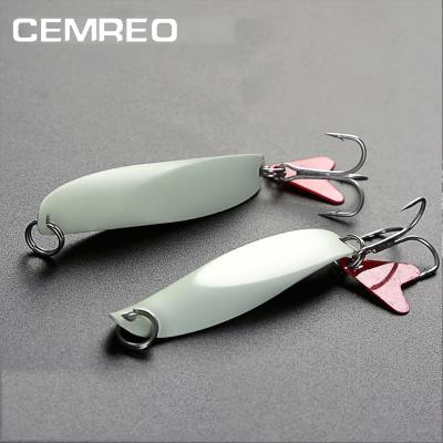 China Hot Selling PESCA Metal Spoon Fishing Lure Spoon for sale