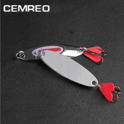 China CEMREO metal fishing spoon for PESCA spoon for sale