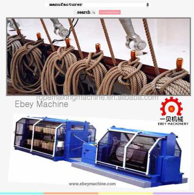 China Film Asbestos Linen Hemp Coconut Fiber Jute HDPE PP Ropes Twists Machine Complete Production Line for sale