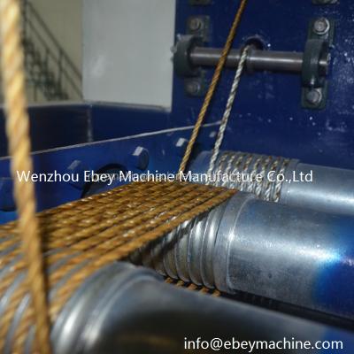 China Make Endless Rope Layer Liner Reel 3 Cable Bow String Dual Strander Machine for sale