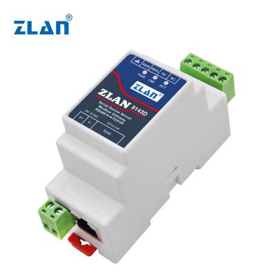 China Serial to Ethernet RS485 to Ethernet RJ45 TCP IP Modbus RTU TCP Gateway ZLAN5143D Serial Port Server for sale