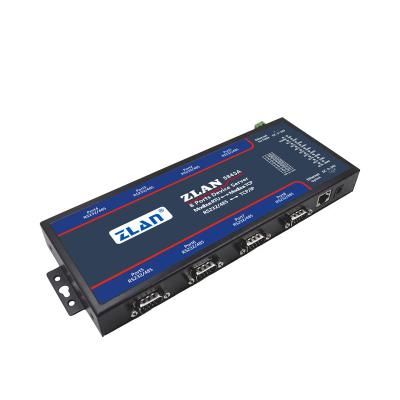 China Serial to Ethernet 8 Multiple Port RS232 RS485 to Ethernet TCP/IP Converter Modbus Module Converter Industrial Serial to Ethernet for sale