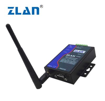 China IoT Application ZLAN9500 ​​Zigbee 2km to RS485 RS232 RS422 Industrial Wireless Converter Serial Port Server for sale