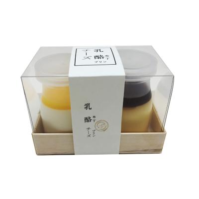 China Transparent PET PVC Soft Packaging Recyclable Custom Printed Clear Small Cake Box for sale