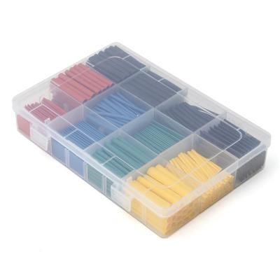 China 530pcs Plastic Colorful Heat Shrink Tubing Insulation Set for sale