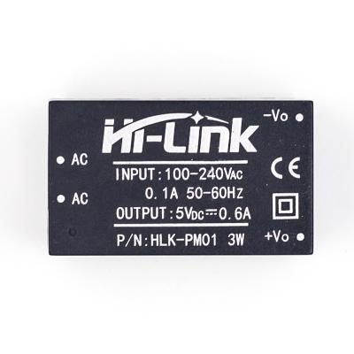 China HLK-PM01 AC-DC 220v to 5v Plastic Power Supply Module for sale