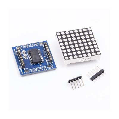 China MAX7219 Dot Matrix Module Microcontroller Plastic DIY Module KIT for sale