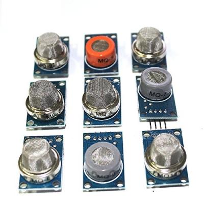 China Robotic Experiment Class MQ-2 MQ-3 MQ-4 MQ-5 MQ-6 MQ-7 MQ-8 MQ-9 MQ-135 Detection Smoke Methane Liquefied Gas Sensor Module Kits for sale