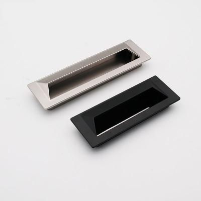 China Modern Aluminum Wrap Around Pull Handle Modern Black Sideboard Door Handle for sale