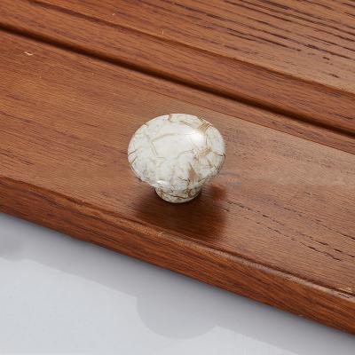 China Contemporary Wholesale Chinese Ceramic Furniture Hardware Drawer Dresser Wardrobe Cabinet Handle Cupboard Knob for sale