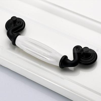 China Contemporary New Arrivals Ceramic Furniture Hardware Drawer Dresser Wardrobe Cabinet Cabinet Cupboard Pull Pull for sale