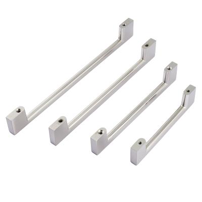 China Craftsman Zinc Alloy Cabinet Drawer Kitchen Pull Brushed Neickel Cabinet Handle OEM Premium Factories for sale