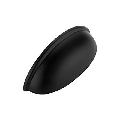 China Contemporary Drawer Pulls Matte Black Cabinet Cup Pulls Kitchen Hardware Cabinet Handles Drawer Handles Knobs for sale