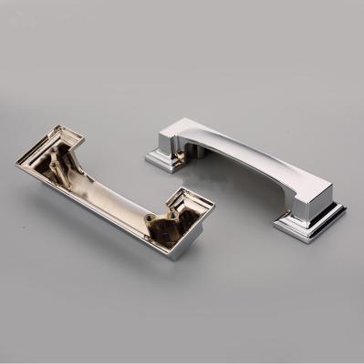 China Contemporary Hot Selling Cabinet Arch Cup Handle Drawer Matte Black Zinc Alloy Pull With Wholesale Price for sale