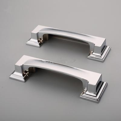 China Contemporary Electronic Component Drawer Pulls Paper Cabinets With Handle Zinc Alloy Sideboard Handles Cup Pull for sale