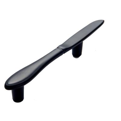 China Factory Direct Sales Contemporary Practical Zamak Door Pull Bar Cabinet Drawer Black Cabinet Pull for sale