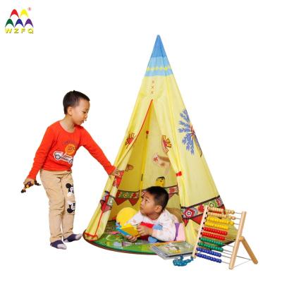 China Fantastic Indian Soft Toy Teepee Tripod Play Tent Kids Hut Kids Room for sale