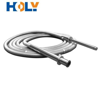 China ASME &CE DN10-150 Cryogenic Lined Braided Flexible Metal Hydrogen Liquid Industrial Helium Hose for sale