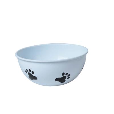 China Farms Food Grade Galvanized Pet Products Steel Dog Bowl for sale