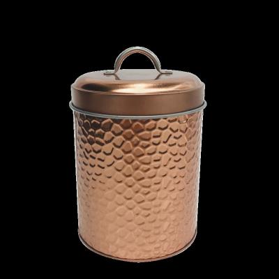 China Sustainable Household Items Food Metal Kitchen Canister Safe Storage Container for sale