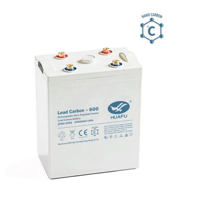 China Home Appliances 5 Years Warranty Lead Acid Battery 2V 600Ah Carbon Lead Acid Battery With Long Cycle Life for sale