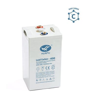 China Home Appliances 5 Years Warranty Lead Acid Battery 2V 400Ah Carbon Lead Acid Battery With Long Cycle Life for sale