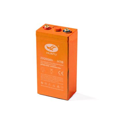 China Home Appliances High Temperature Resistant Battery 2V 200AH High Efficiency VRLA Lead Acid Battery for sale