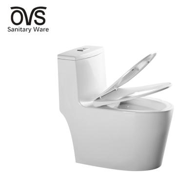 China Chinese WC Flush Single-Piece Double Flush Double Bowl Double-Flow Bathroom Wholesale Price Sanitary Ware Toilets for sale