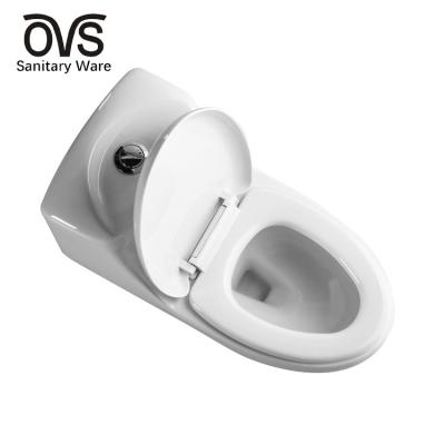 China Dual-Flush OVS Ceramic Sanitary Ware One Piece 50mm Pipe Water Closet Toilet With Tornado Flush Function 300mm Roughing In for sale