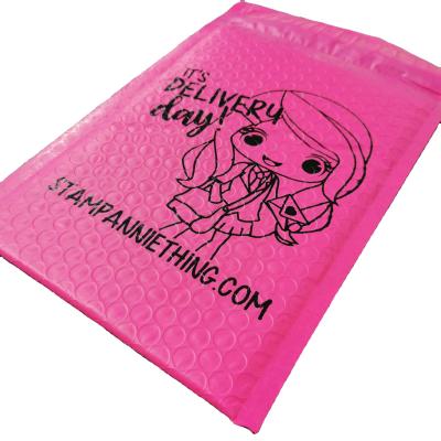 China Waterproof Custom Mailing Bubble Printed Poly Plastic Apparel Shipping Bags Protective Express Bag For Apparel Package for sale