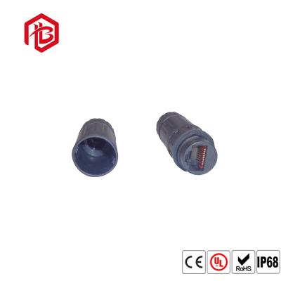 Κίνα 8P 8C M19 RJ45 Waterproof Connector IP67 IP68 Front Panel Mount RJ45 Socket προς πώληση