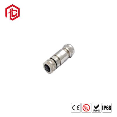 China Instalación china del campo de la fábrica un conector impermeable femenino plástico del Pin M12 del enchufe IP67 8 del código en venta