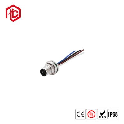 China Tipo impermeável conector plástico fêmea da PÁGINA da conexão de parafuso M12 da tomada IP67 Shell M12 4pin do cabo à venda