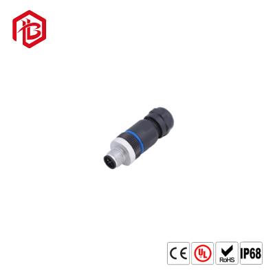 China Waterproof Ip67 Straight Assembly Plug Cable Panel Mounted Pcb A D Code Female M12 4 Pin Connector à venda