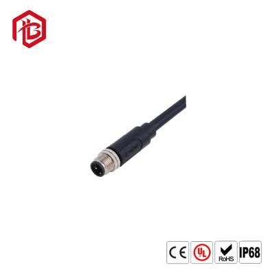 Cina PWB industriale che fissa il connettore circolare impermeabile maschio di codice 12pin del connettore M12 A in vendita