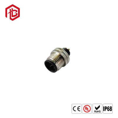 Cina Accoppiatore del connettore Plug+Socket del metallo del bordo del PWB di M12 4 Pin Aviation Cable Connector For in vendita