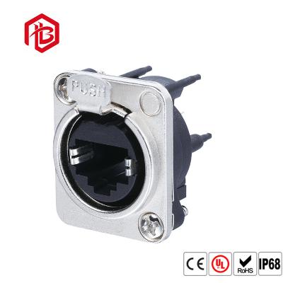 Китай ПВХ TPE IP69 Rj45 Female Connector сеть связи специальный водонепроницаемый Ethernet Jack продается