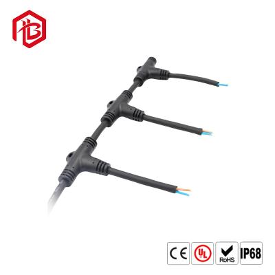 China 220V Power Terminal Line Led Light met T-type waterdicht connector String Cable Connector Te koop