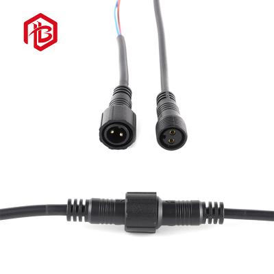 China IP68 M18 LED High Power Light Power Cable Waterproof Connector for Outdoor Power Supply for sale