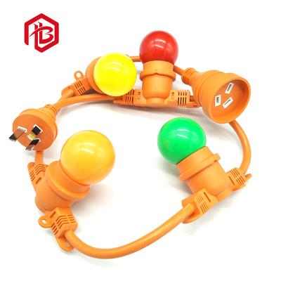 China LED String Light Waterproof Marquee Garden Light String Line E27 Animal And Plant Fill Light Power Cable for sale