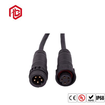 China Integrated Injection Molding M19 Waterproof Connection Line for Contact Connector and Black Strip Line Length Requirements zu verkaufen