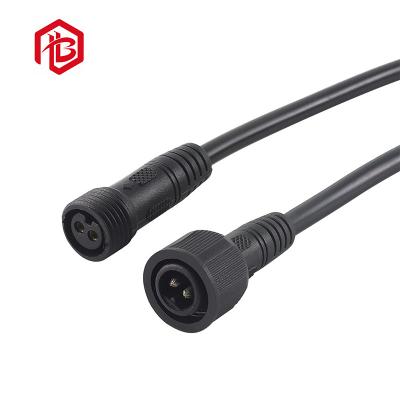 China LED Power Supply Waterproof Connection Cable 4 Pin M15 Waterproof Male And Female Plug Connection Cable for sale