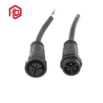 China Iluminación LED IP68 resistente al agua señal de alimentación 5PIN conector de cable M25 conector de cable a cable de plástico macho conector de plástico circular femenino en venta