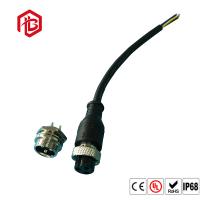 China Black 5 Pin IP68 Metal Waterproof Plug And Socket for sale