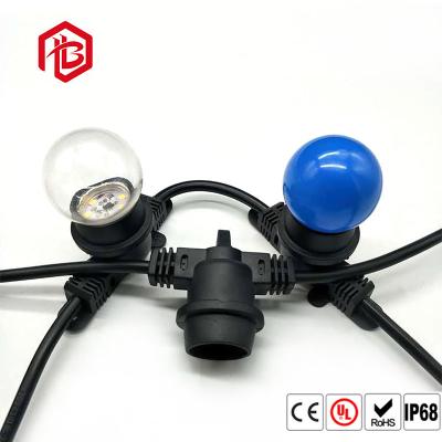 China E27 van de contactdoospvc van de Lamphouder maakt de lichte Plastic de Lampbasis ip67 ip68 schakelaar waterdicht Te koop