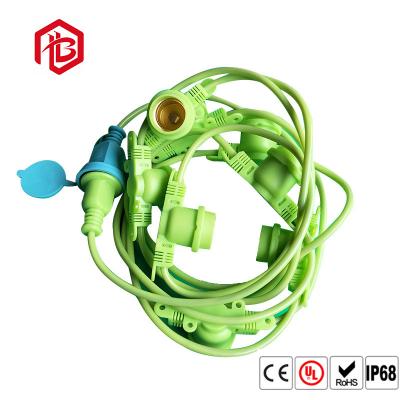 China De groene Nylon Montage van de de Lamptribune van pvc E26 E27 met Aangepaste Kabelstop Te koop